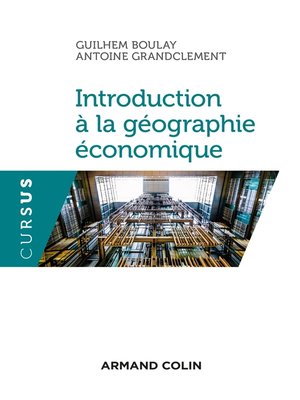 cover image of Introduction à la géographie économique